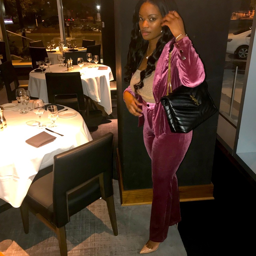 Velvet Pant Suit